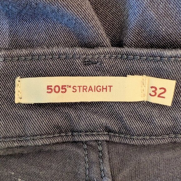 Levi's 505 Straight Leg Jeans Size 32 - Picture 9 of 13